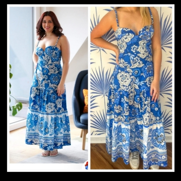 Farm Rio Full Of Flowers Mididress - Picture 6 of 13